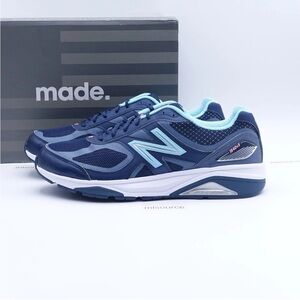 New Balance Navy and Light Blue Athletic Shoes.  Brand New
